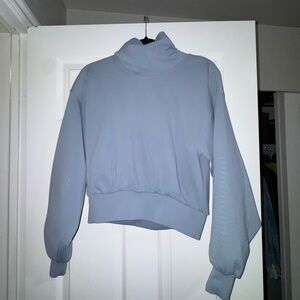 lululemon athletica Light Blue Cowl Neck Sweater